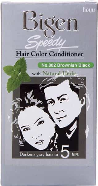 Bigen Speedy Hair Color Brownish Black 882 80G
