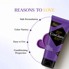 Cosglam Semi Permanent Hair Color | No Peroxide | Ammonia Free Hair Colour 62 Midnight Violet - 120g