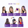 Cosglam Semi Permanent Hair Color | No Peroxide | Ammonia Free Hair Colour 62 Midnight Violet - 120g