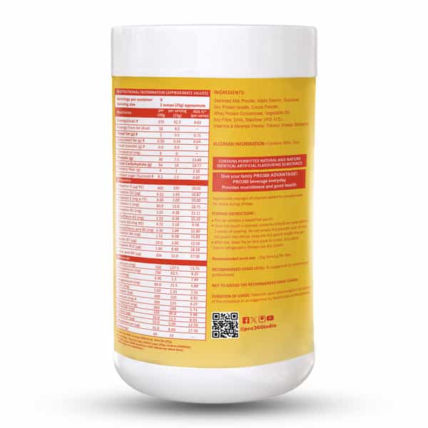 Pro360 Classic Kesar Badam Nutritional Protein Supplement Powder Jar Of 200 G