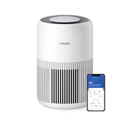 Philips Ac 0920 Smart Air Purifier For Home Covers Upto 300 Sqft With Hepa Filter 1 No'S