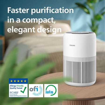 Philips Ac 0920 Smart Air Purifier For Home Covers Upto 300 Sqft With Hepa Filter 1 No'S