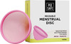 Pee Safe Reusable Menstrual Disc 1 Reusable Menstrual Disc + 1 Spandex Storage Pouch