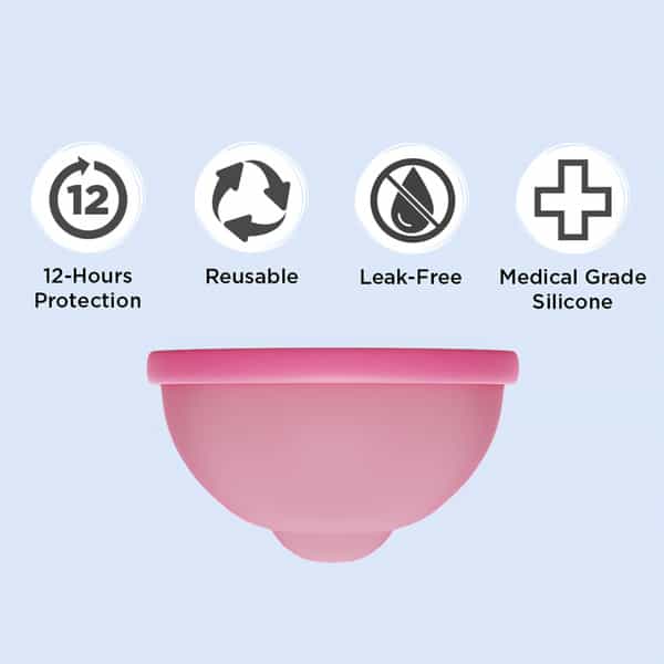 Pee Safe Reusable Menstrual Disc 1 Reusable Menstrual Disc + 1 Spandex Storage Pouch
