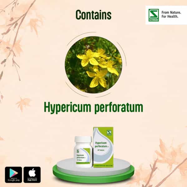 Dr. Willmar Schwabe India Hypericum Perforatum 1X 20Gm