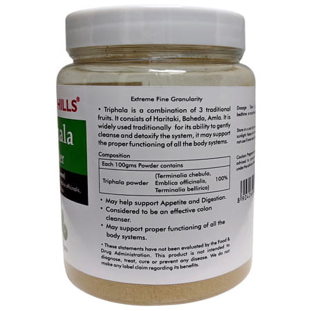 Herbal Hills Triphala Powder | Amla Harad Baheda | 200 Gms Pack Of 5