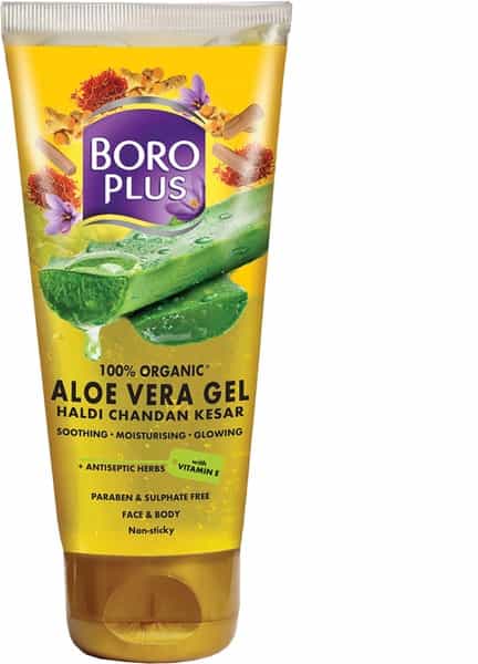 Boroplus Aloe Gel Haldi Chandan Kesar - 150Ml