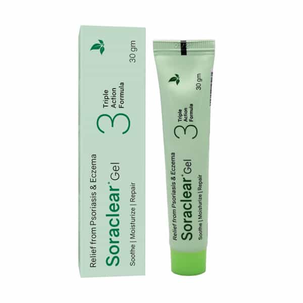 Soraclear Gel 30 Gm | Blend Of Ayurvedic Herbs That Restores Skin Health (Pack Of 2)