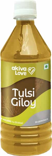 Akiva Love Giloy Tulsi Juice For Immunity Boost - 1000Ml