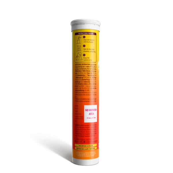 Supradyn Power Fizz | Daily Hydration / Energy & Immunity | Orange Flavour | 20 Effervescent Tablets