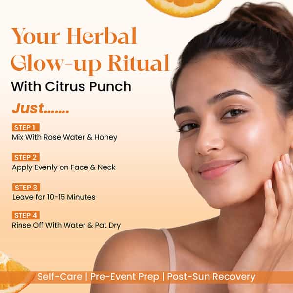 Raw Tatva Orange Peel Powder | Skin Brightening Tan Removal & Deep Cleansing | All Skin Types | 200G