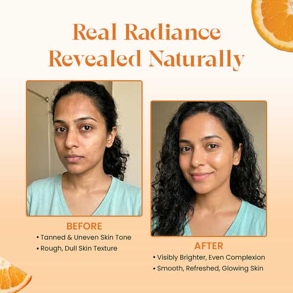Raw Tatva Orange Peel Powder | Skin Brightening Tan Removal & Deep Cleansing | All Skin Types | 200G