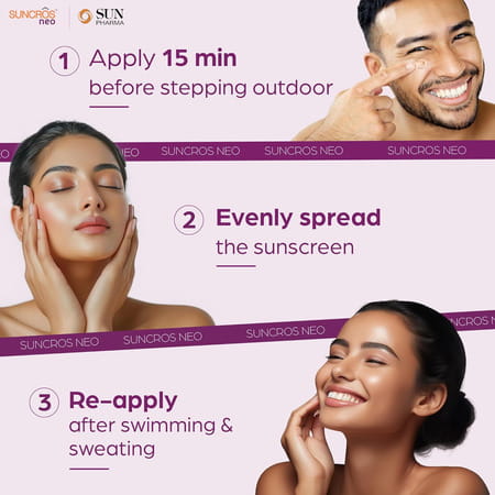 Suncros Neo Spf 75+ Sunscreen Gel 50 Gm