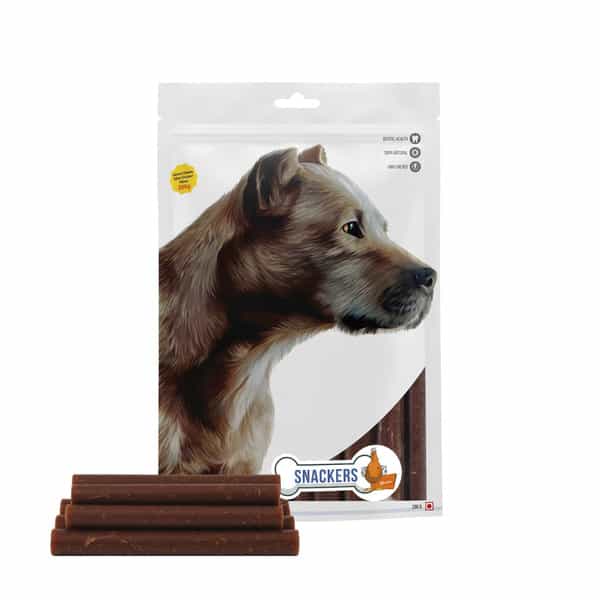 Snackers Dental Chewy Stick Chicken Dog Treats | 200 G
