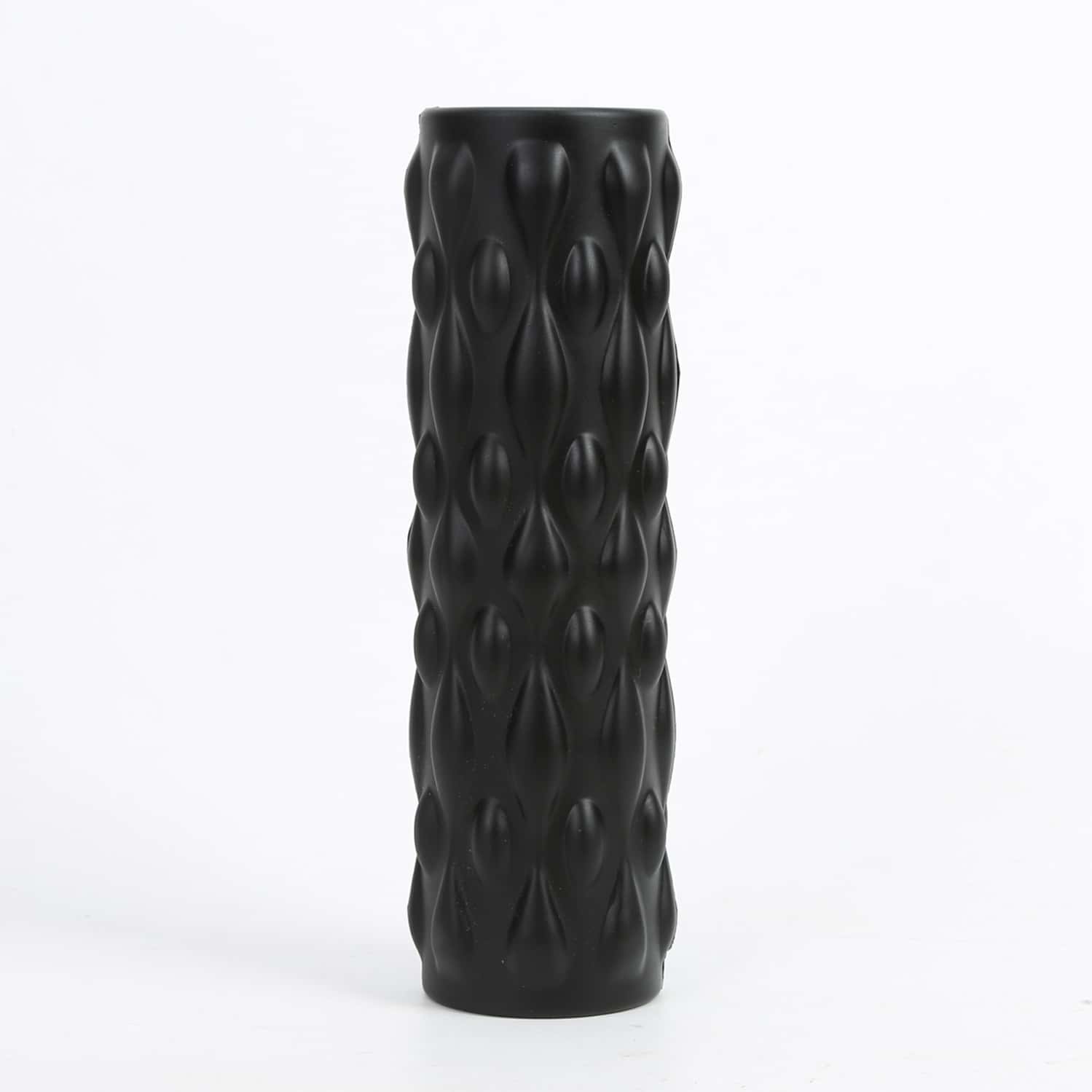 Dr. Odin Waldon Yc-618f Electric Vibrating Foam Yoga Roller Wave Pattern For Pain Relief (Black)