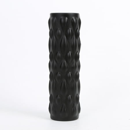 Dr. Odin Waldon Yc-618f Electric Vibrating Foam Yoga Roller Wave Pattern For Pain Relief (Black)