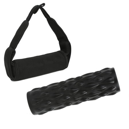 Dr. Odin Waldon Yc-618F Electric Vibrating Foam Yoga Roller Wave Pattern For Pain Relief (Black)