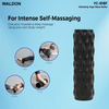 Dr. Odin Waldon Yc-618F Electric Vibrating Foam Yoga Roller Wave Pattern For Pain Relief (Black)