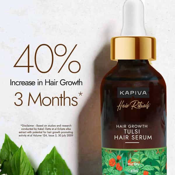 Kapiva Hair Rituals Tulsi Hair Growth Serum 60 Ml