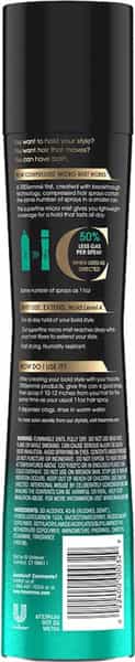 Tresemme Natural Finish Hair Styling Spray Compressed Micro Mist | Extend Hold Level 4 | 155G