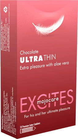 Mojocare Excites - Chocolate Ultra Thin Condoms