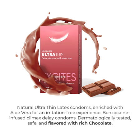Mojocare Excites - Chocolate Ultra Thin Condoms
