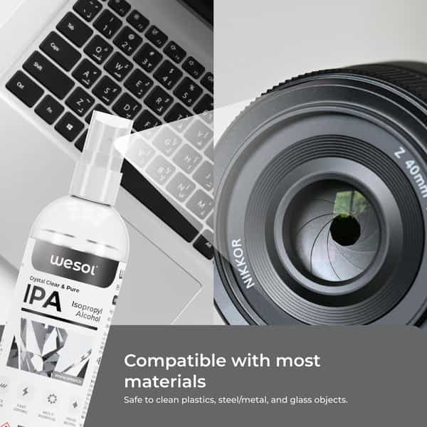 Wesol Ipa Isopropyl Alcohol 99.9% Electronics Cleaner Spray 100 Ml