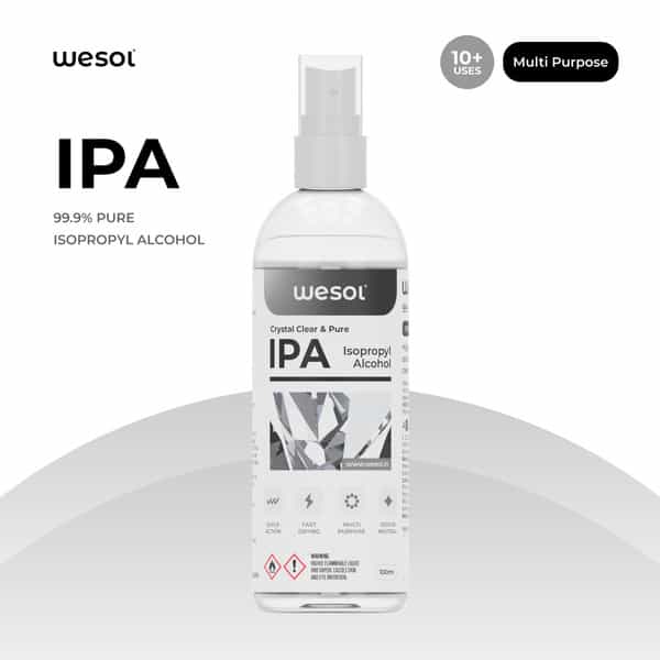 Wesol Ipa Isopropyl Alcohol 99.9% Electronics Cleaner Spray 100 Ml