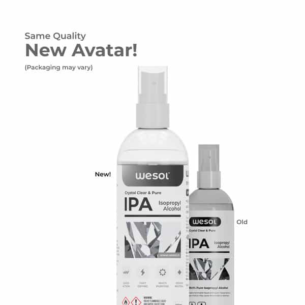 Wesol Ipa Isopropyl Alcohol 99.9% Electronics Cleaner Spray 100 Ml
