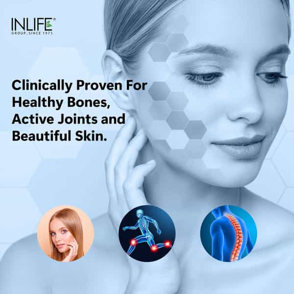 Inlife Japanese Collagen Supplements For Women & Men (Blueberry | Collagen | 200G)