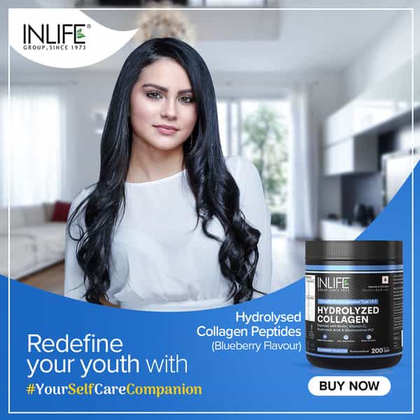 Inlife Japanese Collagen Supplements For Women & Men (Blueberry | Collagen | 200G)