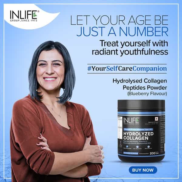Inlife Japanese Collagen Supplements For Women & Men (Blueberry | Collagen | 200G)