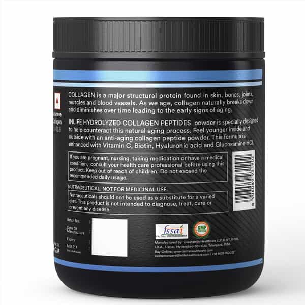 Inlife Japanese Collagen Supplements For Women & Men (Blueberry | Collagen | 200G)