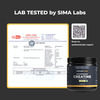 Nutrabay Gold Micronised Creatine Monohydrate - 250g | Lemon|Pre/Post Workout Supplement