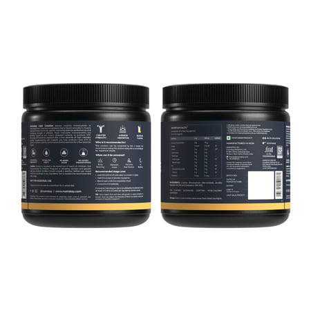 Nutrabay Gold Micronised Creatine Monohydrate - 250g | Lemon|Pre/Post Workout Supplement