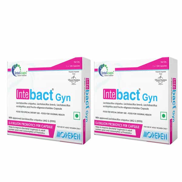 Dr. Morepen Intebact Gyn | Women | Capsules | 10 No's | Pack Of 2