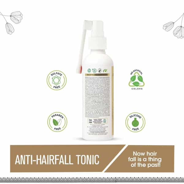 Ayouthveda Anti-Hairfall Tonic Gift Pack With 42 Botanicals To Promote Healthy Hair Growth 400 Ml