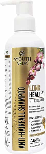 Ayouthveda Anti-Hairfall Tonic Gift Pack With 42 Botanicals To Promote Healthy Hair Growth 400 Ml
