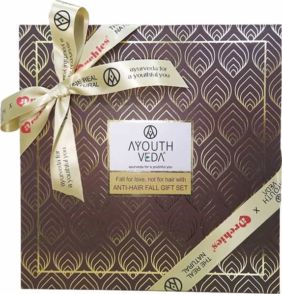 Ayouthveda Anti-Hairfall Tonic Gift Pack With 42 Botanicals To Promote Healthy Hair Growth 400 Ml