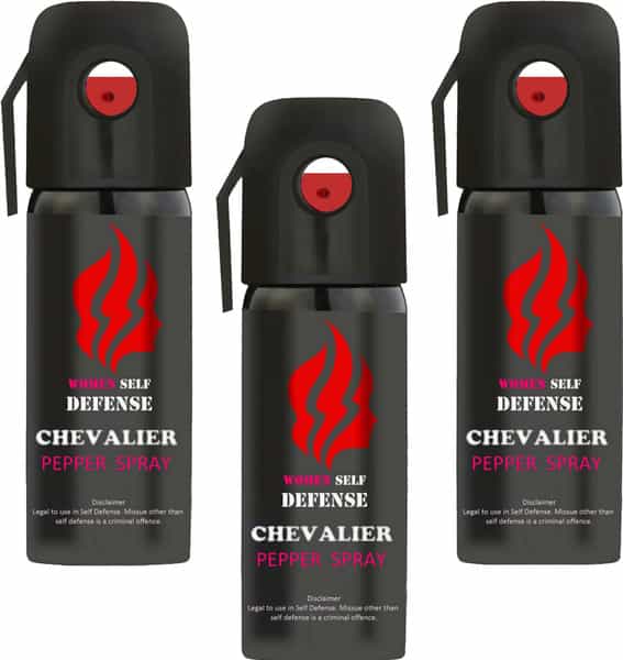 Chevalier Self Defense Pepper Spray For Women Safety/Protection Pack Of 3