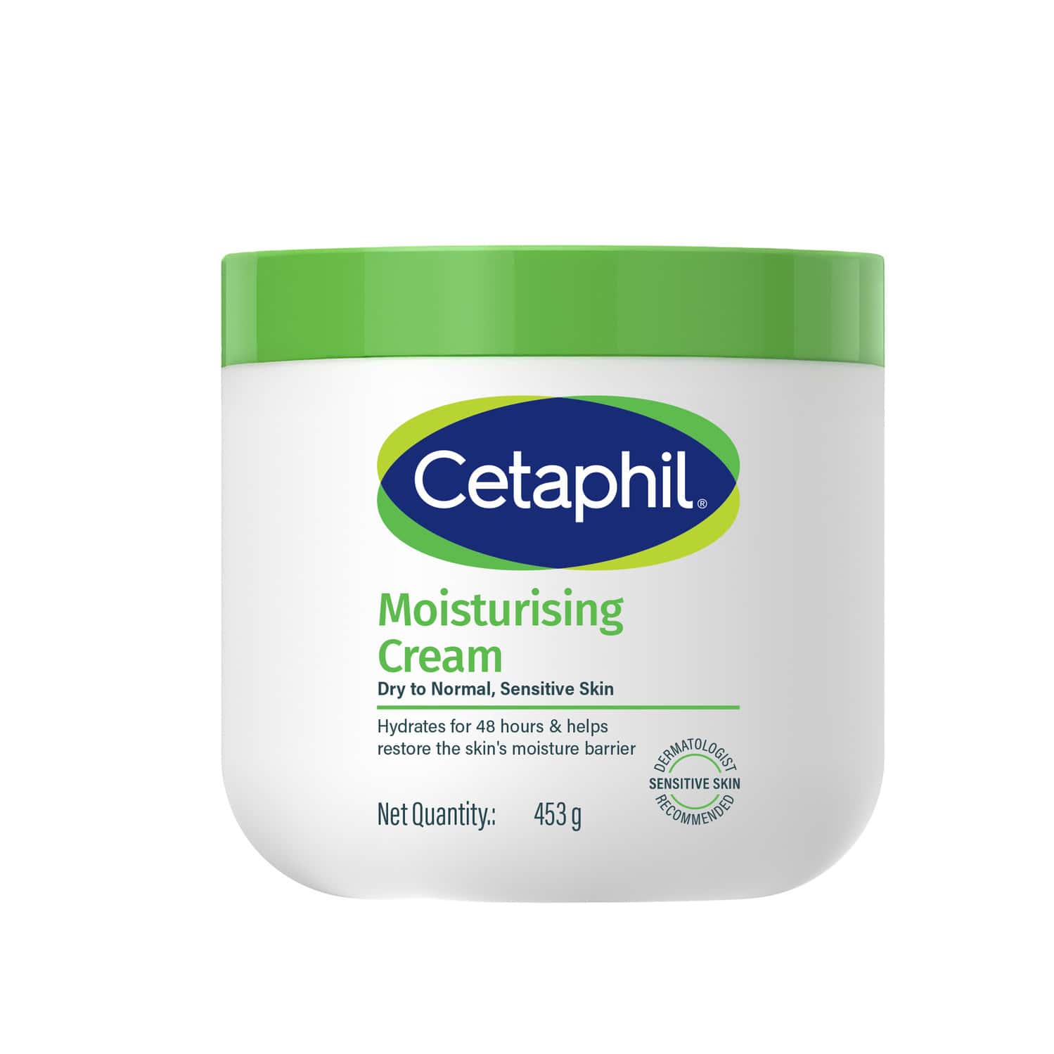 Cetaphil Moisturising Cream | Dry To Normal Sensitive Skin | 453 Gm