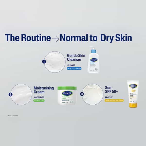 Cetaphil Moisturising Cream | Dry To Normal Sensitive Skin | 453 Gm