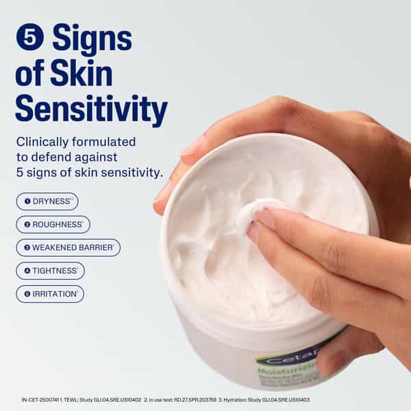 Cetaphil Moisturising Cream | Dry To Normal Sensitive Skin | 453 Gm