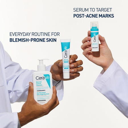 Cerave Blemish Control Gel With 2% Salicylic Acid, Aha & Niacinamide For Acne Spot Treatment 40ml