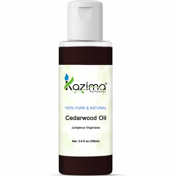 Kazima Cedarwood Essential Oil (100Ml) 100% Pure Natural & Undiluted For Skin Care & Hair Treatment