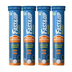Fast&up Reload Instant Hydration And Energy Drink - 80 Effervescent Tablets -orange Flavour