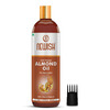 Newish Pure Cold Pressed Sweet Almond Oil For Hair And Skin 200 Ml (Pack Of 1)