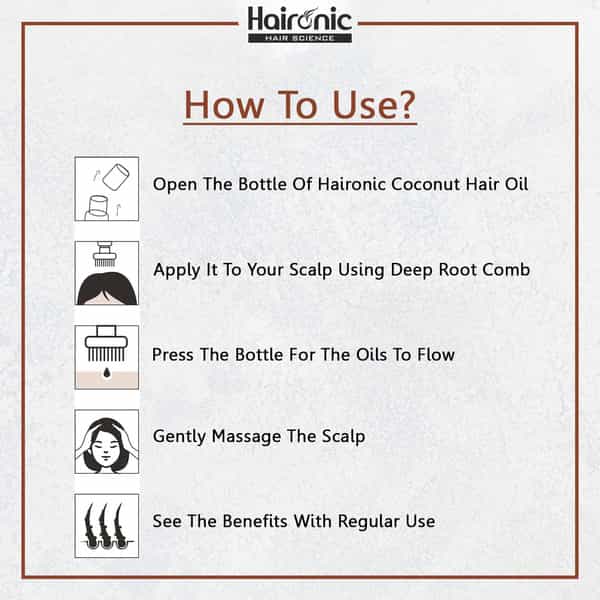 Haironic Hair Science Coconut Hair Oil 100Ml