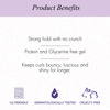 Curl Up Ultra Defining Curly Hair Gel | Strong Hold Flaxseed For Wavy & Curly Hair - 200 Ml