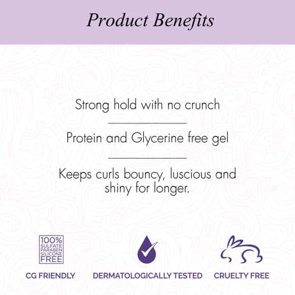 Curl Up Ultra Defining Curly Hair Gel | Strong Hold Flaxseed For Wavy & Curly Hair - 200 Ml